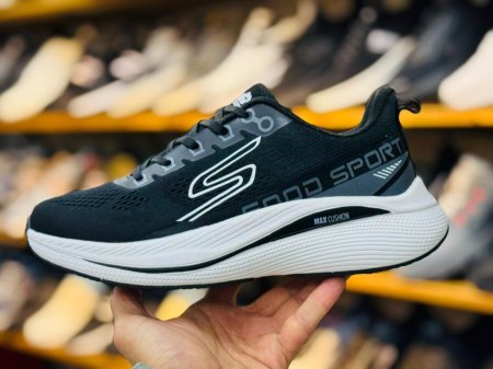 سكيتشرز  أسود/أبيض - 3207