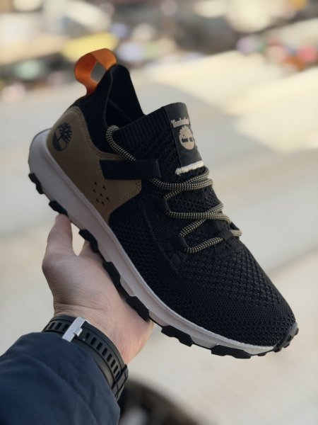 تمبرلاند رباط اسود/ابيض/بيج - c1253