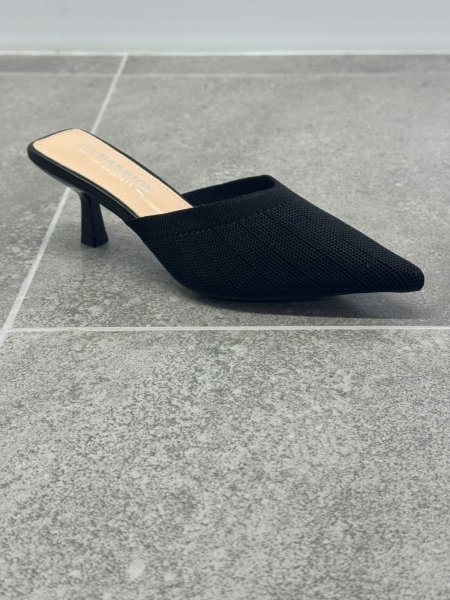 G9 - حفاي ستاتي كعب - اسود